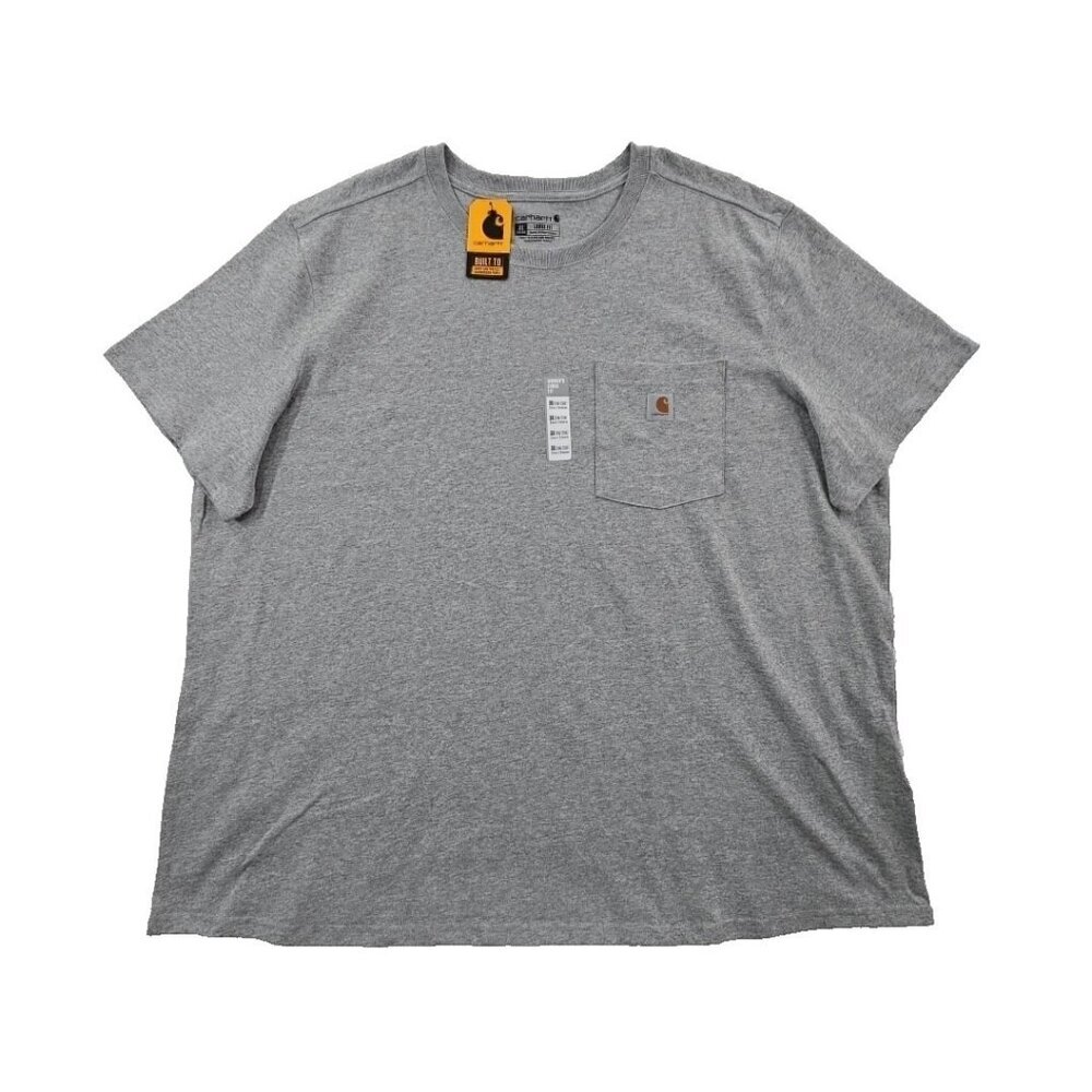 Carhartt Men's‎ 3X Gray T-Shirt Heavyweight Loose Fit Short Sleeve Limited NWT